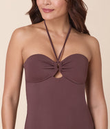 The Zoe One Piece - Eco Nylon - Mink - Classic