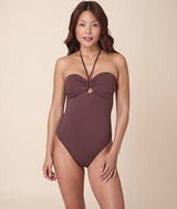The Zoe One Piece - Eco Nylon - Mink - Classic