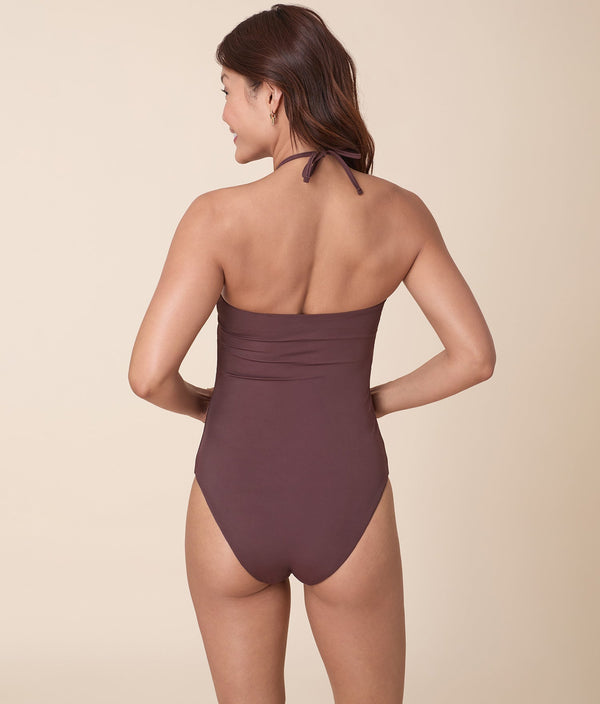 The Zoe One Piece - Eco Nylon - Mink - Classic