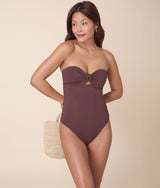 The Zoe One Piece - Eco Nylon - Mink - Classic