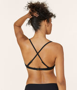 The Valencia Bikini Top - Ribbed - Black